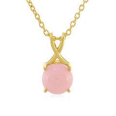 Collana in argento con Opale Rosa