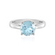 Anello in argento con Topazio Blu Cielo