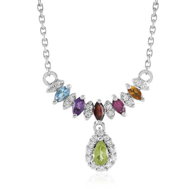 Collana in argento con Peridoto