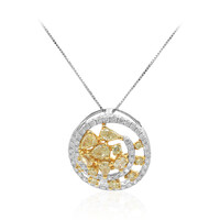 Collana in oro con Diamante Giallo SI2 (CIRARI)