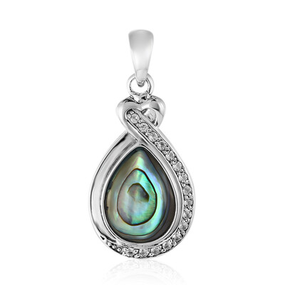 Ciondolo in argento con Conchiglia Abalone (Art of Nature)