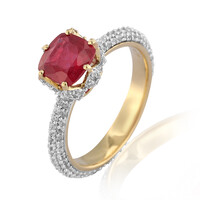 Anello in oro con Rubino del Madagascar (de Melo)