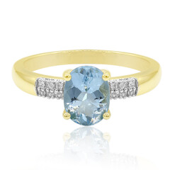 Anello in oro con Acquamarina Medina