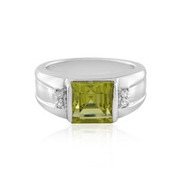 Anello in argento con Quarzo Limone