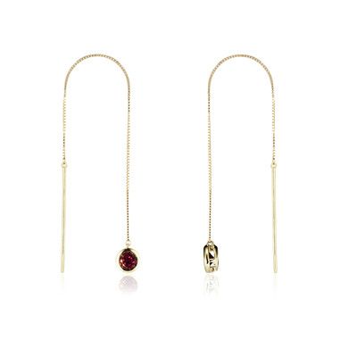 Orecchini in oro con Rodolite (CUSTODANA)