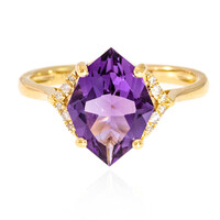 Anello in oro con Ametista
