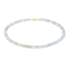 Collana in argento con Berillo Fancy