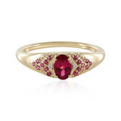 Anello in oro con Rubellite