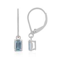Orecchini in argento con Topazio Blu Cielo