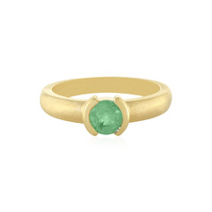 Anello in argento con Smeraldo Russo