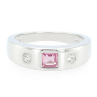Anello in argento con Zaffiro Padparadscha