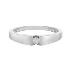 Anello in platino con Diamante SI1 (H)