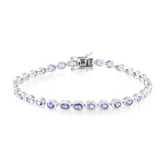 Bracciale in argento con Tanzanite