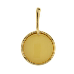 Ciondolo in argento con Ambra Baltica