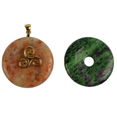 Ciondolo in argento con Rubino Zoisite
