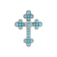 Ciondolo in argento con Turchese