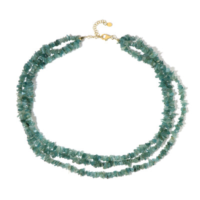 Collana in argento con Grandidierite