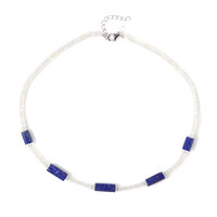 Collana in argento con Pietra di Luna Arcobaleno