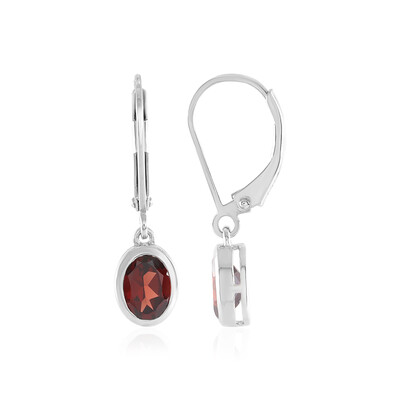 Orecchini in argento con Granato d’India