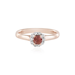 Anello in argento con Zircone Rosa