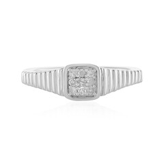 Anello in argento con Diamante I2 (I)