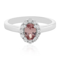 Anello in argento con Granato Malaya