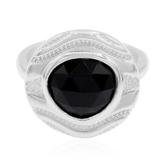 Anello in argento con Onice Nero