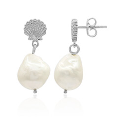 Orecchini in argento con Perla di Acqua Dolce (TPC)