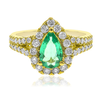 Anello in oro con Smeraldo Colombiano (CIRARI)
