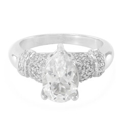 Anello in argento con Topazio Ghiaccio
