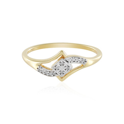 Anello in argento con Diamante I2 (I)