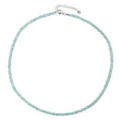 Collana in argento con Apatite Blu