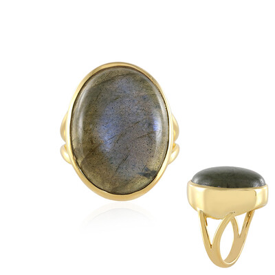 Anello in argento con Labradorite