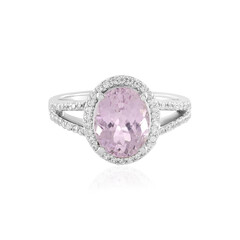 Anello in argento con Kunzite