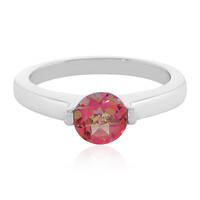 Anello in argento con Topazio Fiore di Loto