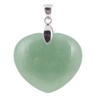Ciondolo in argento con Avventurina Verde
