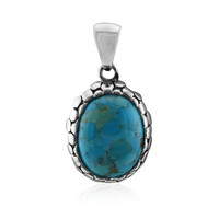 Ciondolo in argento con Turchese Kingman Mohave Blu (Art of Nature)