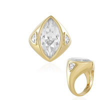 Anello in argento con Quarzo Bianco