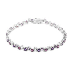 Bracciale in argento con Topazio Bianco