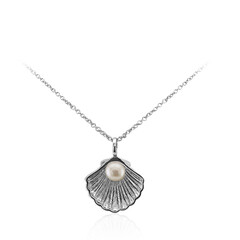 Collana in argento con Perla di Acqua Dolce