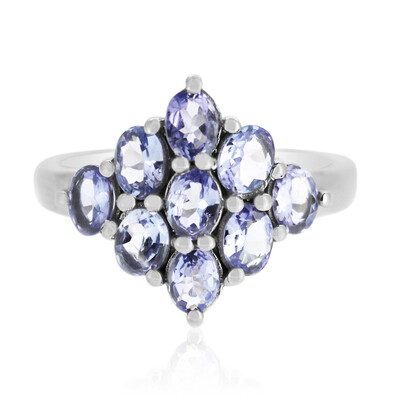 Anello in argento con Tanzanite