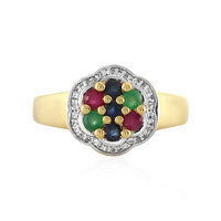 Anello in argento con Zaffiro Blu