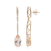 Orecchini in oro con Morganite AAA (CIRARI)