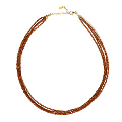 Collana in argento con Granato Essonite