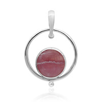 Ciondolo in argento con Rodocrosite