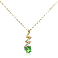 Collana in oro con Tsavorite del Kenya (CIRARI)