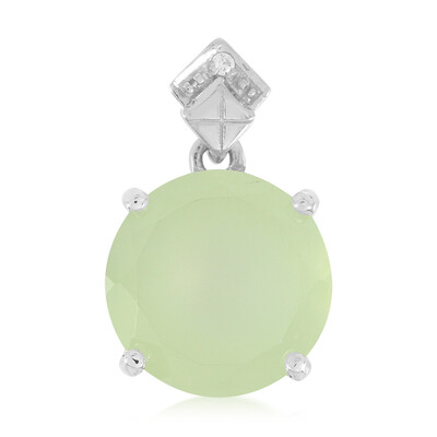 Ciondolo in argento con Prehnite