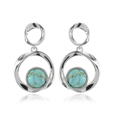 Orecchini in argento con Turchese (dagen)