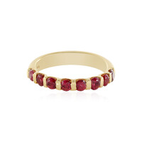 Anello in argento con Spinello Rosso