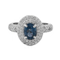 Anello in argento con Topazio Blu Londra